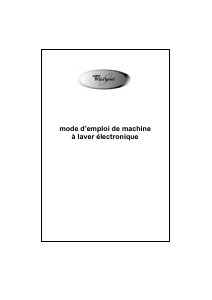 Mode d’emploi Whirlpool AWG 5061/M6 Lave-linge