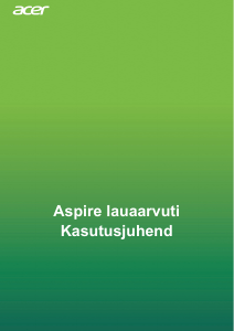 Kasutusjuhend Acer Aspire TC-831 Lauaarvuti