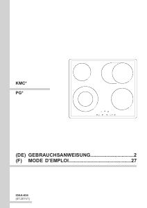 Mode d’emploi Amica KMC 13284 E Table de cuisson