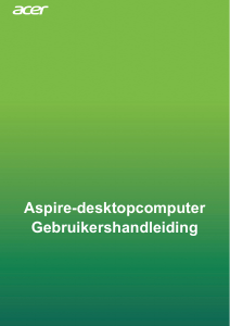 Handleiding Acer Aspire TC-885G Desktop