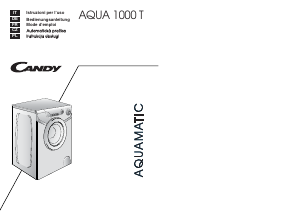 Bedienungsanleitung Candy AQUA 1000 T Waschmaschine