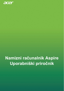 Priročnik Acer Aspire TC-895 Namizni računalnik