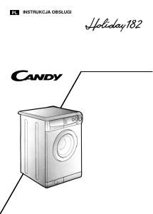 Instrukcja Candy Holiday 182 Pralka