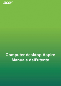 Manuale Acer Aspire XC-830 Desktop