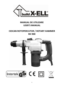 Manual BuildXell RH 900 Ciocan rotopercutor