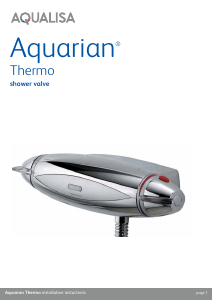 Manual Aqualisa Aquarian Thermo Shower Head