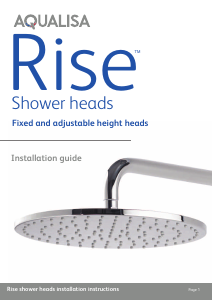 Manual Aqualisa Rise Shower Head