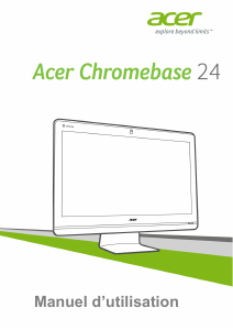 Mode d’emploi Acer Chromebase 24 CA24I Ordinateur de bureau