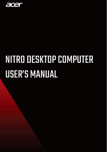 Handleiding Acer Nitro GX50-600 Desktop