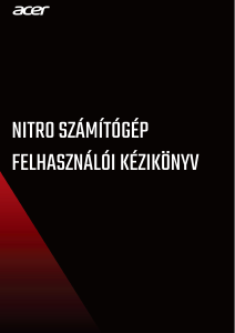 Használati útmutató Acer Nitro N50-100 Asztali számítógép