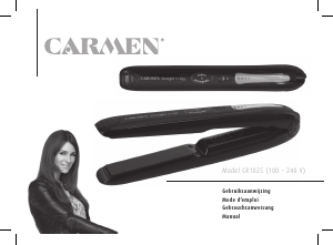 Handleiding Carmen CR1025 Stijltang