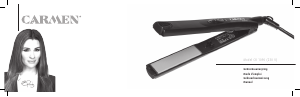 Manual Carmen CR1090 Hair Straightener