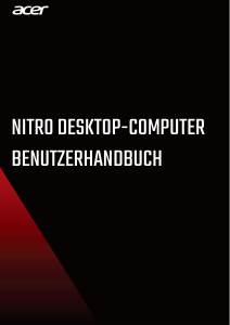 Bedienungsanleitung Acer Nitro N50-600G Desktop