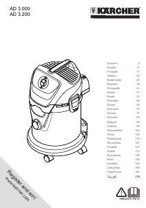 كتيب مكنسة كهربائية AD 3.000 Kärcher