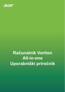 Priročnik Acer Veriton A620_77 Namizni računalnik