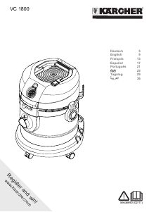 Manual Kärcher VC 1800 Vacuum Cleaner