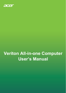 Manual Acer Veriton A650_77 Desktop Computer