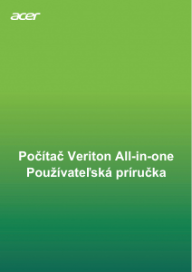 Návod Acer Veriton A850_87 Stolový počítač