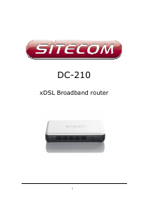 Handleiding Sitecom DC-210 Router