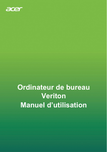 Mode d’emploi Acer Veriton B450_83 Ordinateur de bureau