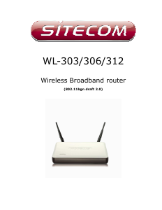 Handleiding Sitecom WL-303 Router