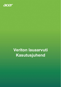 Kasutusjuhend Acer Veriton B450_83 Lauaarvuti