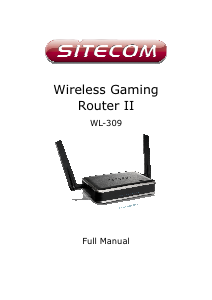Manual Sitecom WL-309 Router