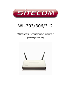 Manual Sitecom WL-312 Router