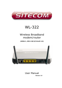 Handleiding Sitecom WL-322 Router