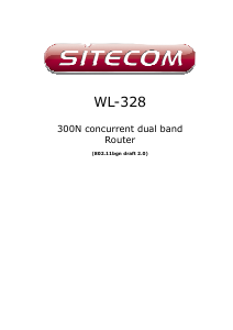 Handleiding Sitecom WL-328 Router