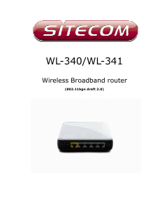 Handleiding Sitecom WL-341 Router