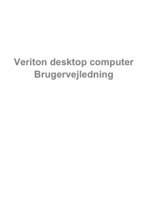 Brugsanvisning Acer Veriton B850_76 Stationær computer