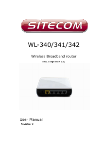 Handleiding Sitecom WL-342 Router