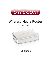 Handleiding Sitecom WL-350 Router