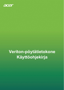 Käyttöohje Acer Veriton D650_88 Pöytätietokone