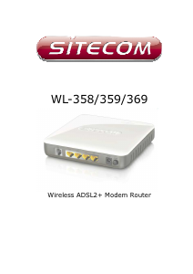 Manual Sitecom WL-358 Router