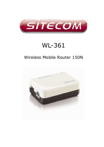 Manual Sitecom WL-361 Router