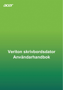Bruksanvisning Acer Veriton D750_84 Stationär dator