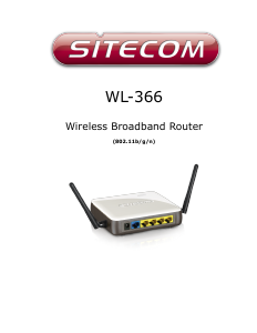 Handleiding Sitecom WL-366 Router