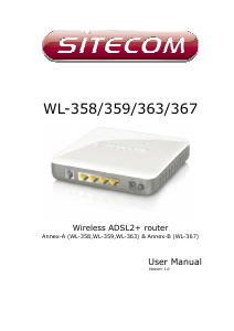 Manual Sitecom WL-367 Router