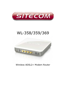 Handleiding Sitecom WL-369 Router