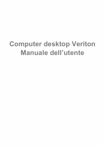 Manuale Acer Veriton ES2710G Desktop