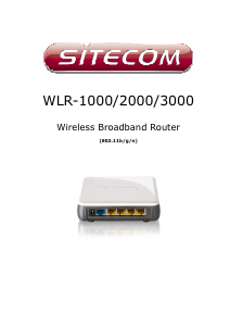 Handleiding Sitecom WLK-2000 Router