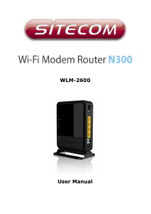 Handleiding Sitecom WLM-2600 Router