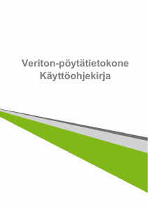 Käyttöohje Acer Veriton F4600G Pöytätietokone