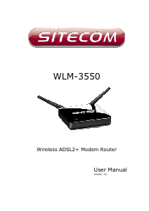 Manual Sitecom WLM-3550 Router