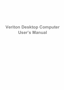 Manual Acer Veriton F6600G Desktop Computer