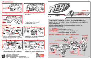 Manual Nerf N-Strike LongShot CS-6 Water Gun