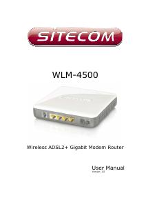 Manual Sitecom WLM-4500 Router