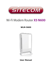 Handleiding Sitecom WLM-5600 Router